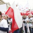 Przed wrześniowym protestem związków w stolicy (na zdjęciu) poparcie dla takich akcji było mniejsze 