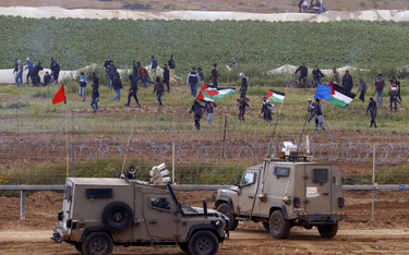 Strefa Gazy: Masowe protesty na granicy z Izraelem. Są ofiary