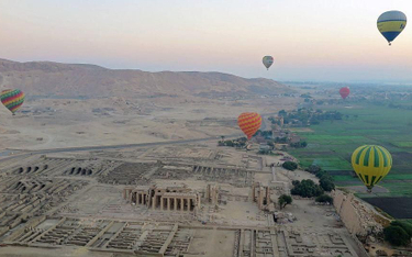 Loty balonem nad Luksorem zawieszone