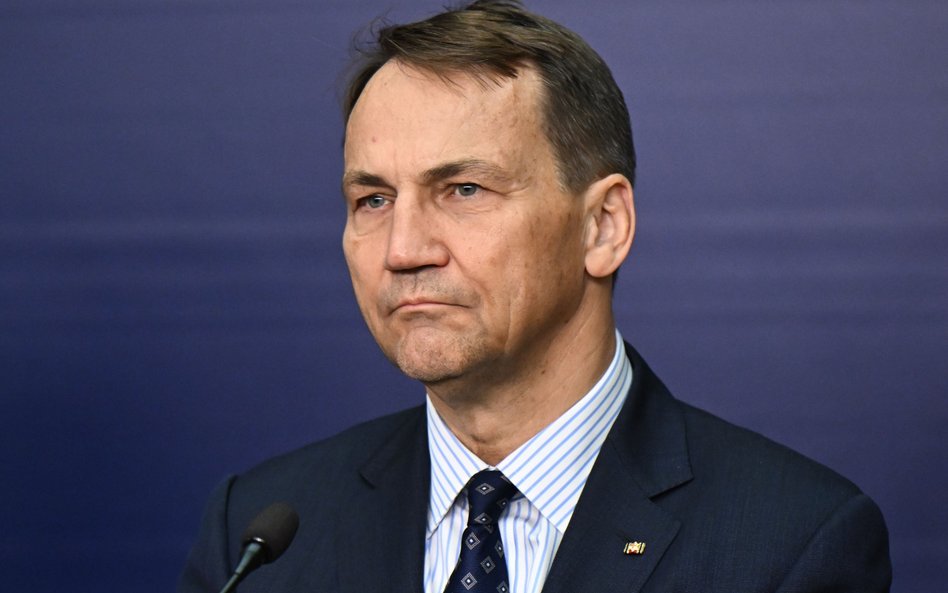 Minister spraw zagranicznych Radosław Sikorski