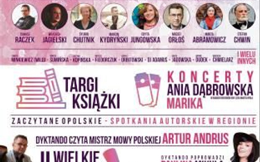 Tak wygląda plakat opolskiego Festiwalu Książki.