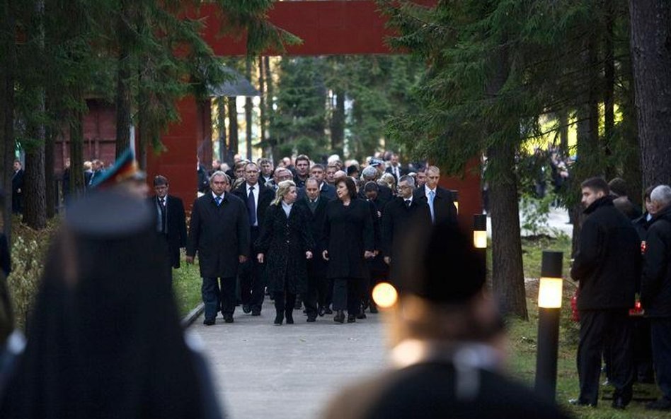 Rodziny ofiar w Katyniu