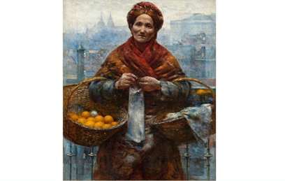 Aleksander Gierymski, „Żydówka z pomarańczami” (zwana też „Pomarańczarką”)