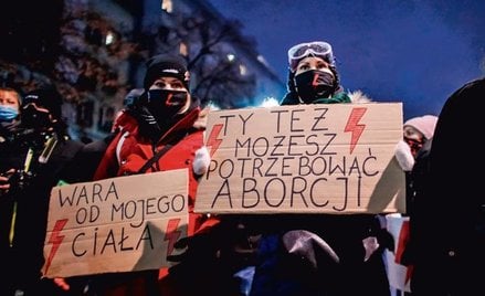 Demonstracja w Warszawie 28 listopada 2020 r., po wyroku TK w sprawie aborcji