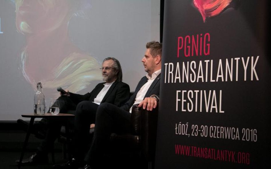 Od lewej: pomysłodawca i dyrektor TransAtlantyka Jan A.P. Kaczmarek i Wojciech Modest Amaro, kulinar