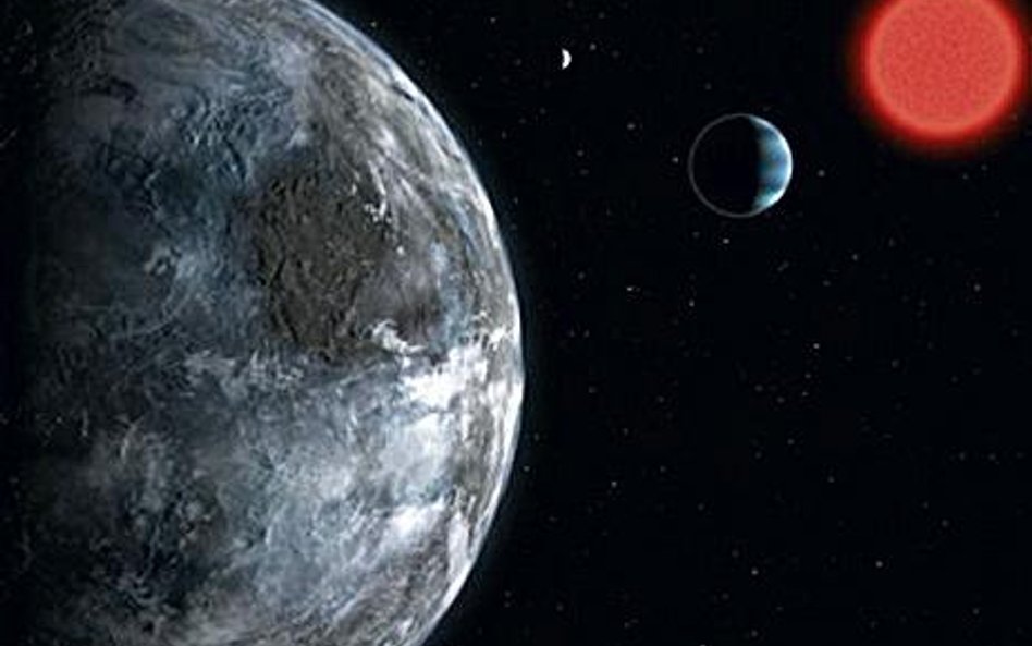 Układ planetarny Gliese 581 składa się z trzech dużych planet i jednej mniejszej. Wszystkie globy zn