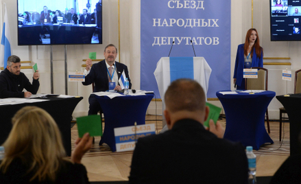 Zjazd Deputowanych Ludowy Rosji w podwarszawskiej Jabłonnej , listopad 2022