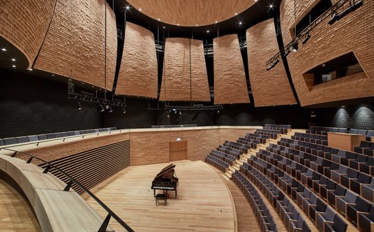 Sala koncertowa warszawskiego Zespołu Państwowych Szkół Muzycznych nr 1.