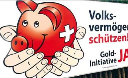 „Złota” inicjatywa nie zyskała poparcia Szwajcarów