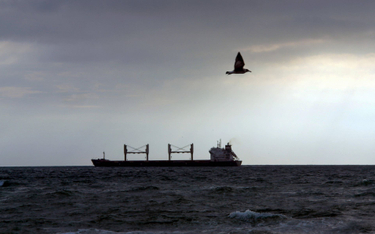 Statek towarowy na wodach Morza Czarnego