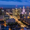 Warszawa nocą