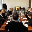 Uczestnicy debaty zorganizowanej w redakcji "Rz"