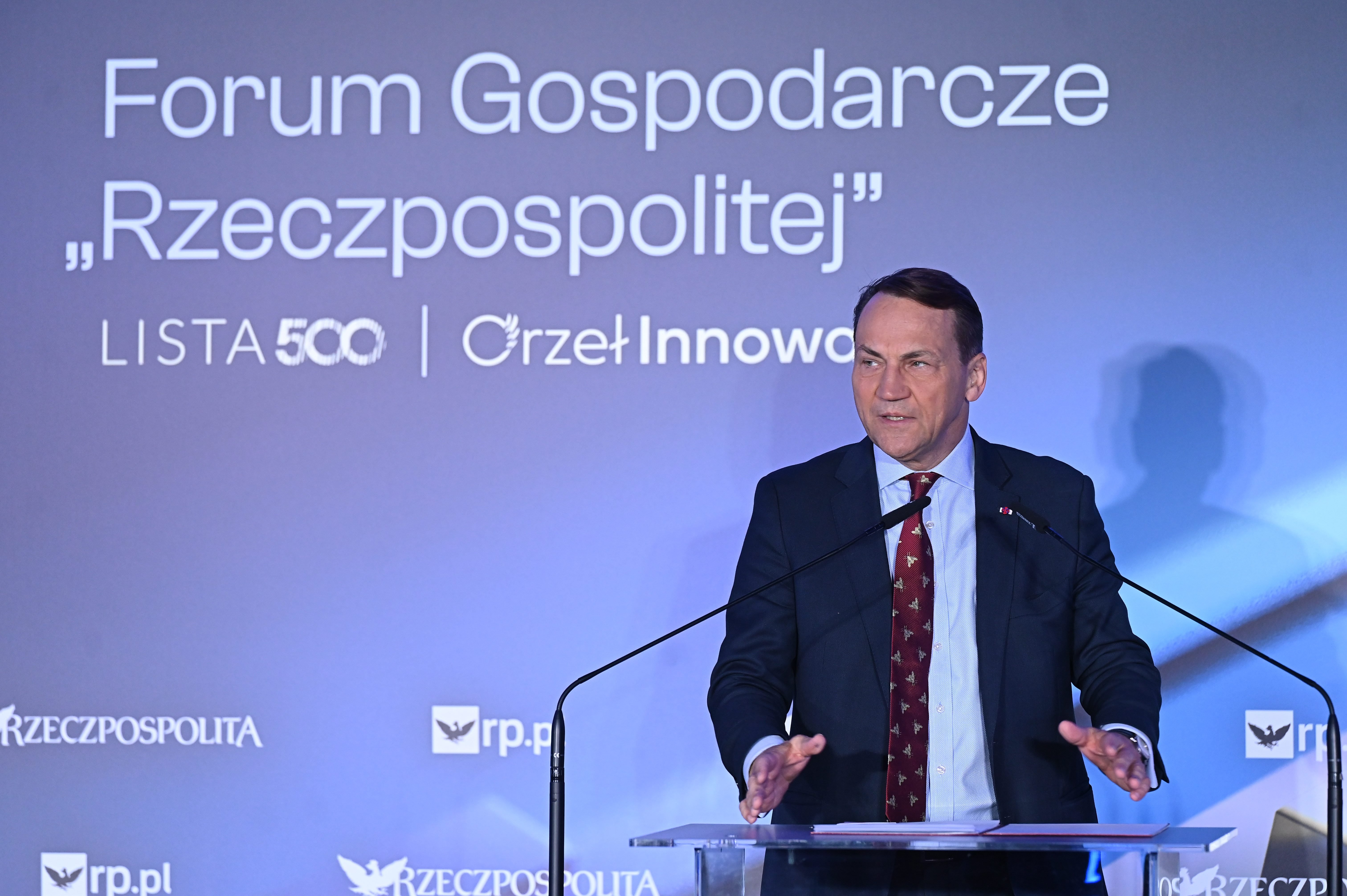 Sikorski: koniec globalizacji to wyzwanie dla Polski
