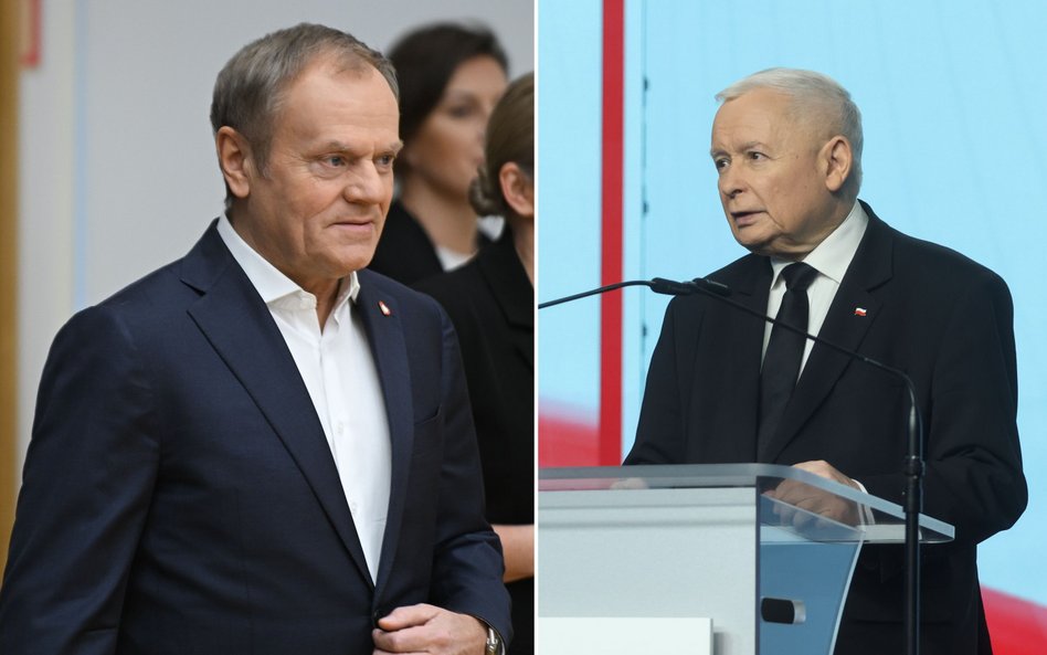 Donald Tusk i Jarosław Kaczyński