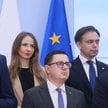 Od lewej: nowy minister sportu Jakub Rutnicki, minister rodziny, pracy i polityki społecznej Agniesz