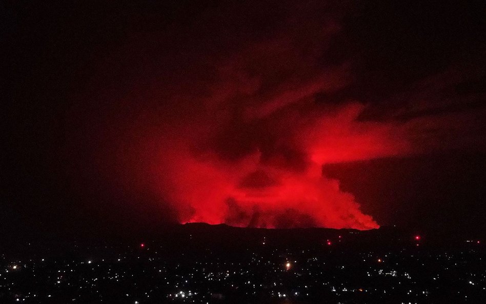 Czerwone niebo nad Gomą. Erupcja wulkanu Nyiragongo