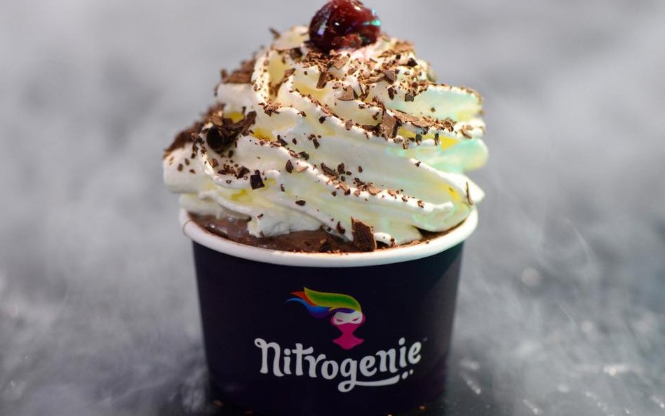 Lodziarnia "moleklularna" Nitrogenie w Paryżu