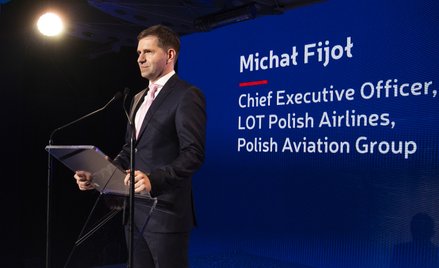 Były prezes LOT-u Michał Fijoł.
