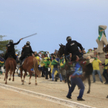 Starcia zwolenników Bolsonaro z policją konną w Brasilii