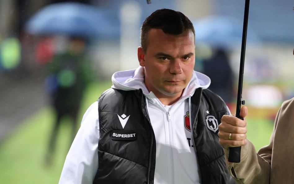 Trener Jagiellonii Adrian Siemieniec