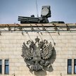 System obrony powietrznej zainstalowany na dachu rosyjskiego ministerstwa obrony w Moskwie