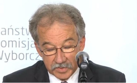 Przewodniczący PKW sędzia Wojciech Hermeliński