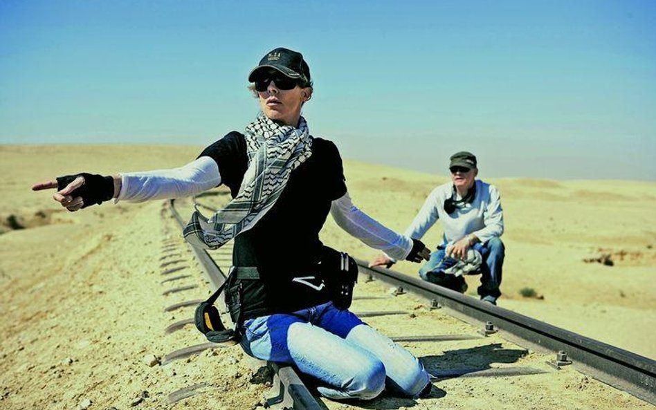 Kathryn Bigelow na planie "The Hurt Locker"