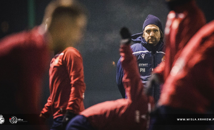 Pierwszy trening Wisły pod okiem Petera Hyballi