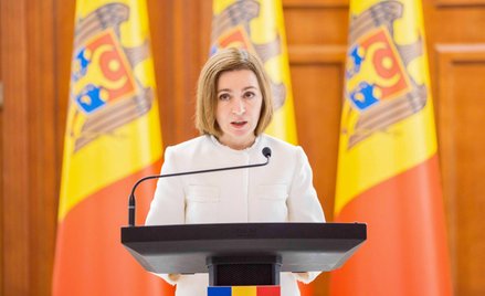 Prezydent Maia Sandu mówi, że jej kraj jest na celowniku Rosji