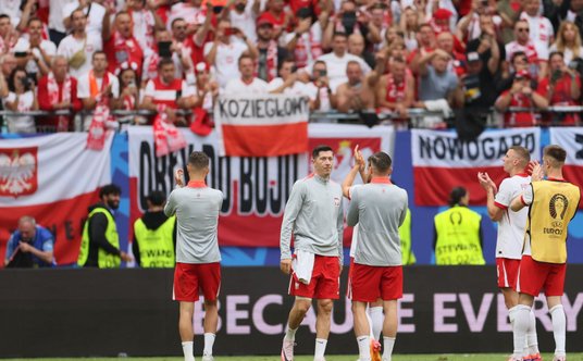 Zawodnicy reprezentacji Polski po przegranym meczu Euro 2024 z Holandią