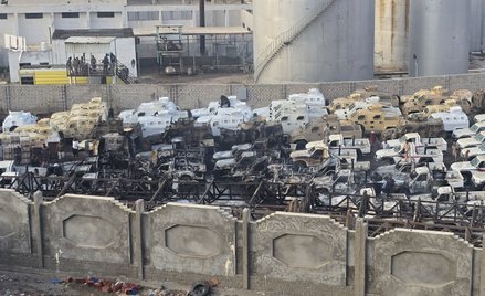Zaatakowany przez Arabię Saudyjską dok w jemeńskim porcie