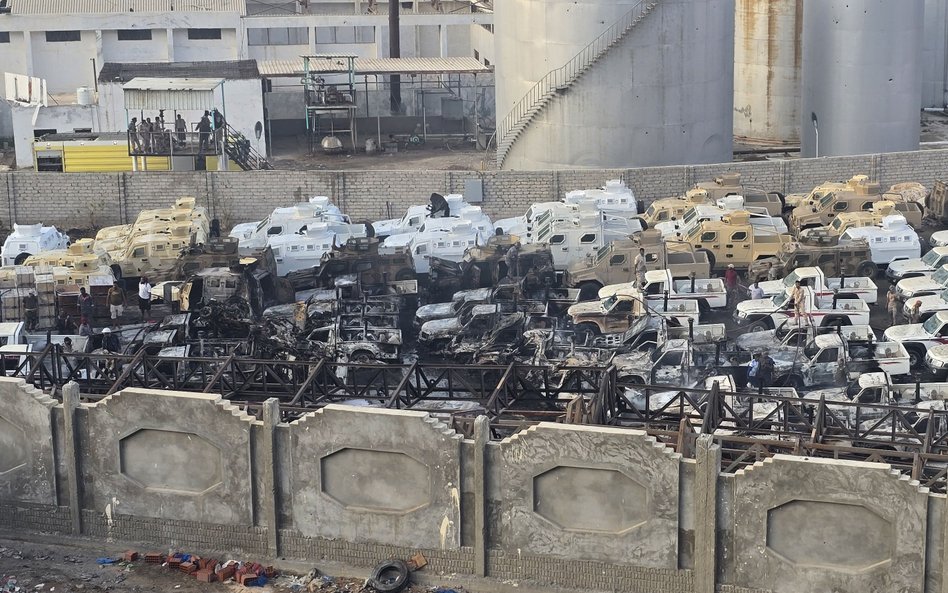 Zaatakowany przez Arabię Saudyjską dok w jemeńskim porcie