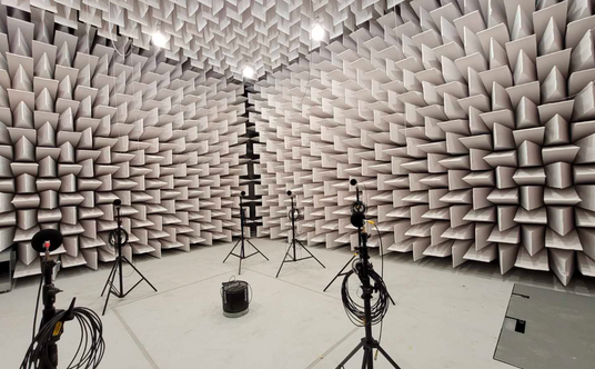 Fragment laboratorium akustycznego KFB Acoustics.