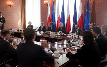 Spotkanie premiera Donalda Tuska z przedstawicielami branży emerytalnej.