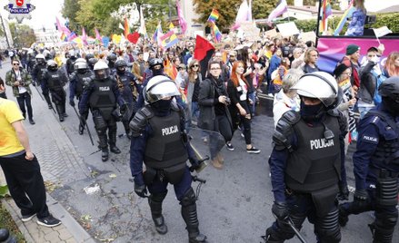 Policja zabezpieczała sobotni Marsz Równości w Lublinie