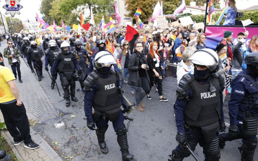 Policja zabezpieczała sobotni Marsz Równości w Lublinie