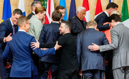Uczestnicy szczytu w Londynie