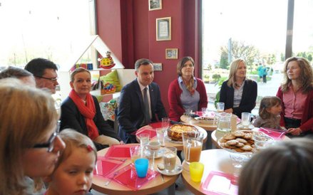 Andrzej Duda na spotkaniu z rodzinami