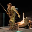 Neandertalski myśliwy, rekonstrukcja w Gallo-Romeins Museum, Tongeren w Belgii
