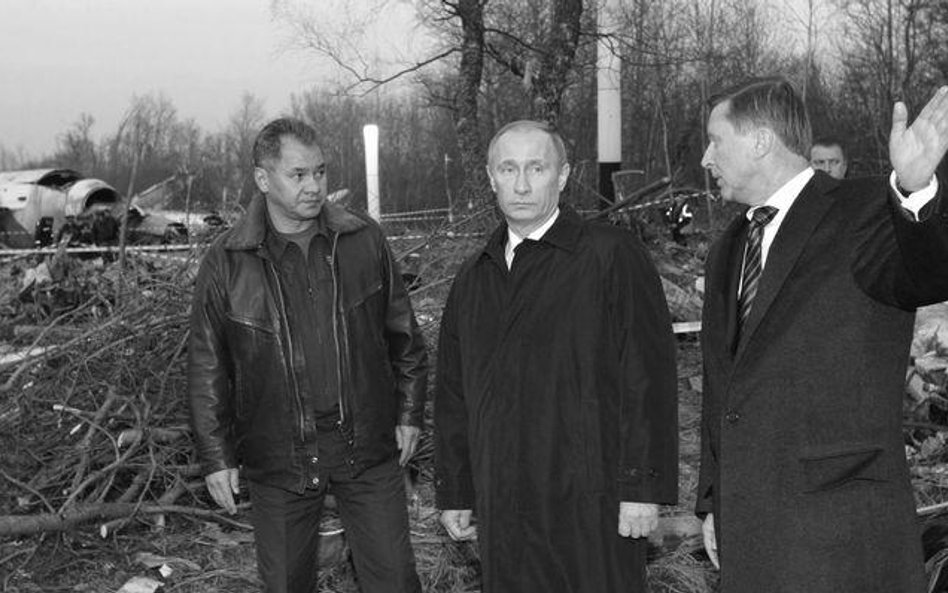 Premier Rosji na miejscu katastrofy