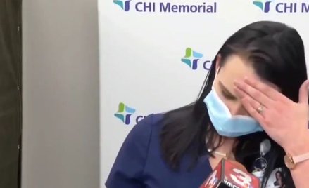 Koronawirus. USA: Pielęgniarka zemdlała po zaszczepieniu na COVID