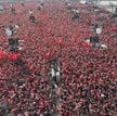 Demonstracja solidarności z Palestyńczykami w Stambule