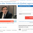 "Polacy zagazowali Żydów" we francuskiej TV