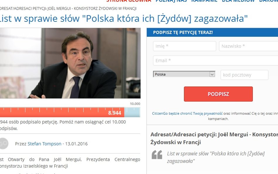 "Polacy zagazowali Żydów" we francuskiej TV