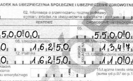 2. Raport korygujący ZUS RCA za listopad 2006 r. Trzeba go dołączyć do deklaracji korygującej ZUS DR
