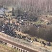 Imigranci na granicy Polski z Białorusią