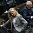 Posłanka Polski 2050 Joanna Mucha na sali plenarnej Sejmu w Warszawie