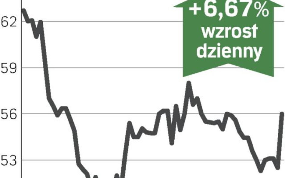 Prognozy ciągną kurs w górę