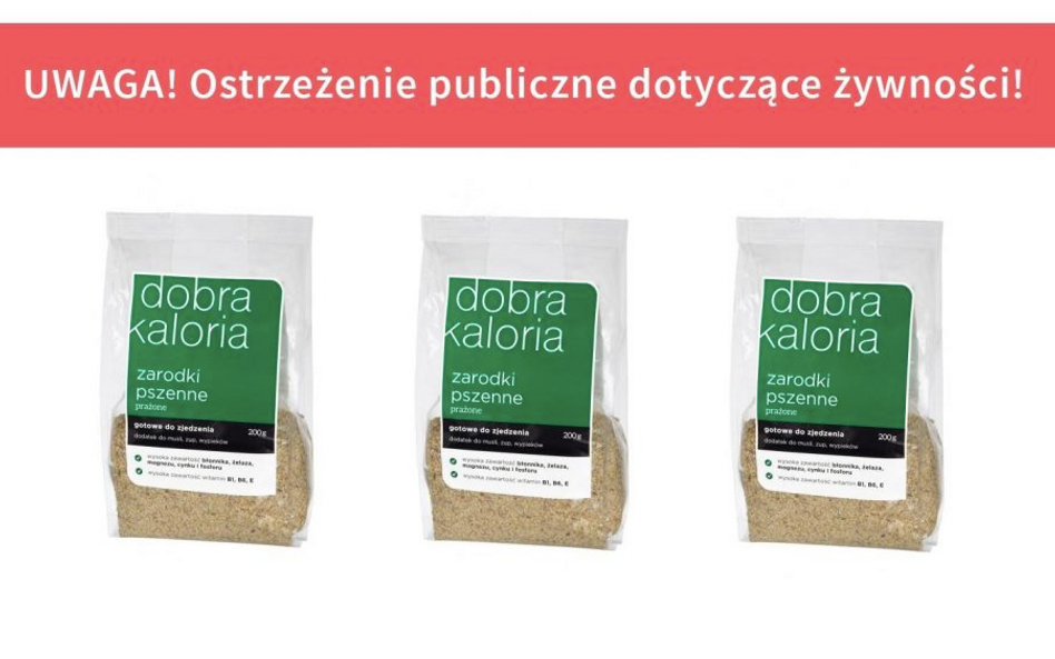 Produkt "dobra kaloria" wycofany ze sprzedaży