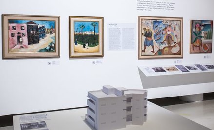 Tel Awiw pokazany przez architekturę i obrazy izraelskich malarzy POLIN/MAT. Pras